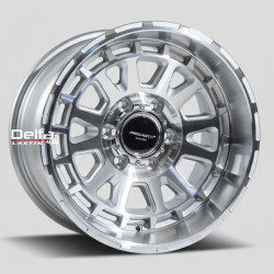 17X9 6X139,7 ET -12 CB 110 SILVER MACHINE