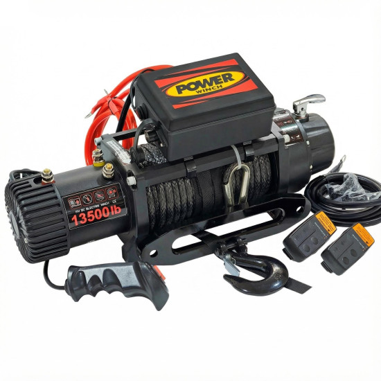 SENTETIK HALAT 12V 13500 LB 4x4 Off-Road Vinç