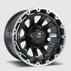 17X9 6X139,7 ET 10 CB 110 MATT BLACK-LIP DIAMOND