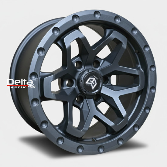 17X9 6X139,7 ET -25 CB 110 MATT BLACK
