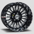 20X12  6X139,7 ET-44 110 BLACK MILLED WINDOW