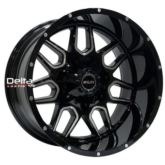 20X12 6X139,7 ET -51 CB 110 BLACK MILLING