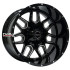 20X12 6X139,7 ET -51 CB 110 BLACK MILLING
