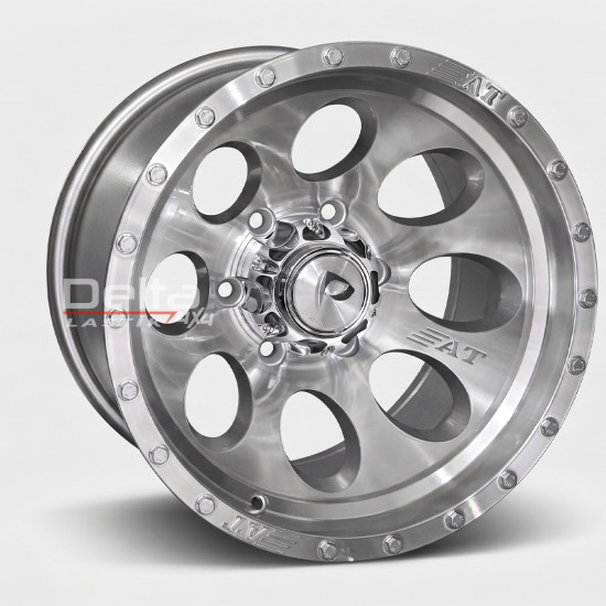 16X10 6X139,7 ET -44 CB 110 SILVER FULL MACHINED