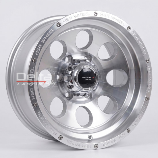 16X10 6X139 ET -44 CB 110 SILVER MACHINED