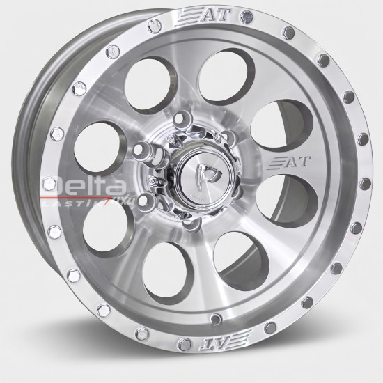 16X8,5 6X139,7 ET -15  CB 110 SILVER FULL MACHINED