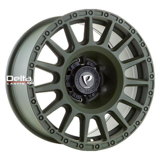 17X8 6X139,7 ET -15 CB 110 MAT OLIVE GREEN+MBC