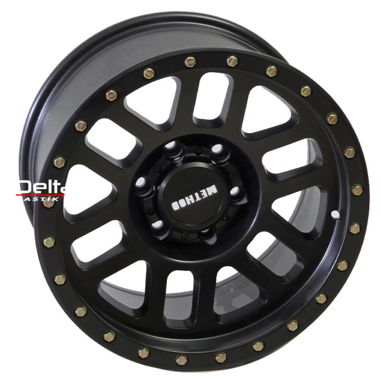 17X9 6X139,7 ET -12 CB 106 MATT BLACK
