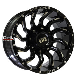 17X9 6X139,7 ET -12 CB 110 GLOSSY BLACK