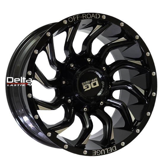17X9 6X139,7 ET -12 CB 110 GLOSSY BLACK