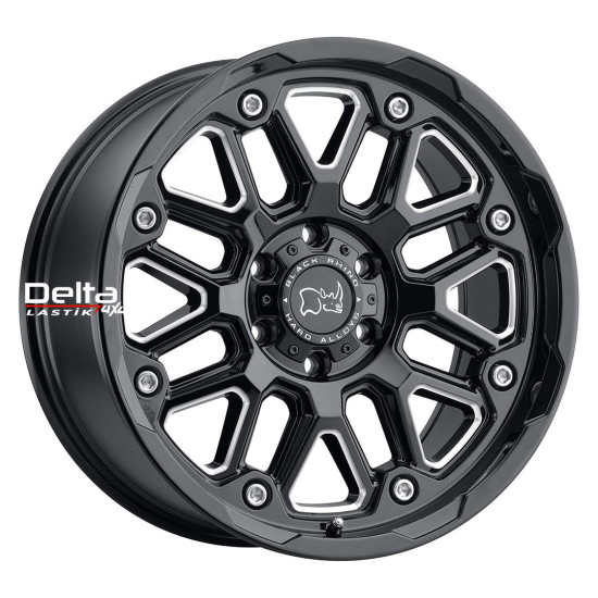 17X9 6X139,7 ET -12 CB 110 MAT BLACK MILLING