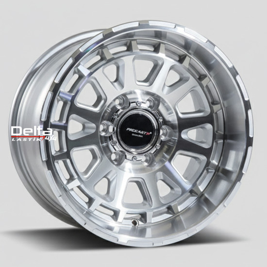 17X9 6X139,7 ET -12 CB 110 SILVER MACHINE