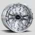 17X9 6X139,7 ET -12 CB 110 SILVER MACHINE