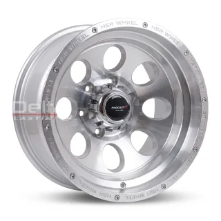 16X10 6X139 ET -44 CB 110 SILVER MACHINED