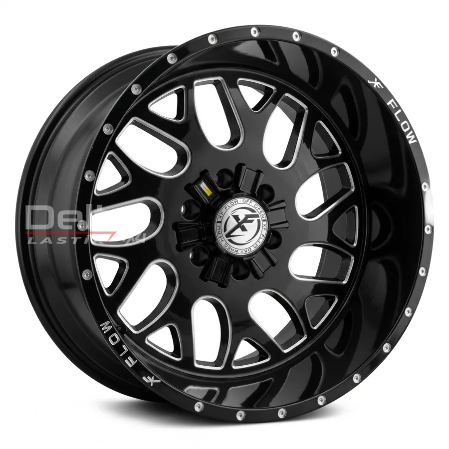20X12 6X139,7 ET -44 CB 110 BLACK MILLED WINDOW