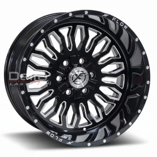 20X12 6X139,7 ET -44 CB 110 BLACK MILLED WINDOW