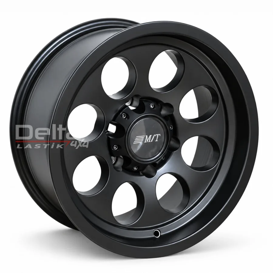 16X8 5X127 ET -25 CB 71,6 MATT BLACK